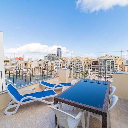 Amazing Views Of Spinola Bay In Heart Of Stjulians-Hosted By Sweetstay Saint Julian's Bagian luar foto