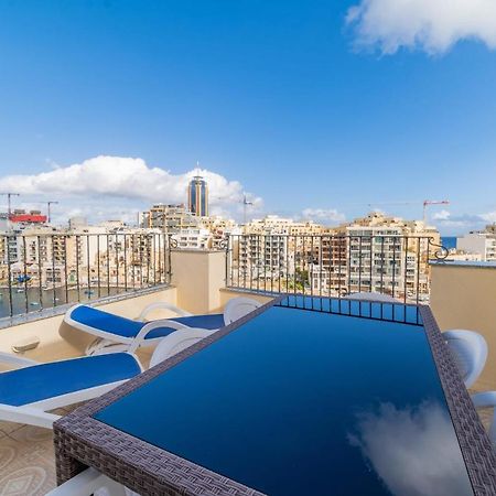 Amazing Views Of Spinola Bay In Heart Of Stjulians-Hosted By Sweetstay Saint Julian's Bagian luar foto