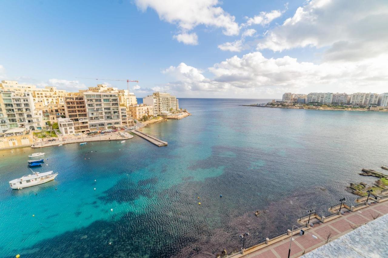 Amazing Views Of Spinola Bay In Heart Of Stjulians-Hosted By Sweetstay Saint Julian's Bagian luar foto